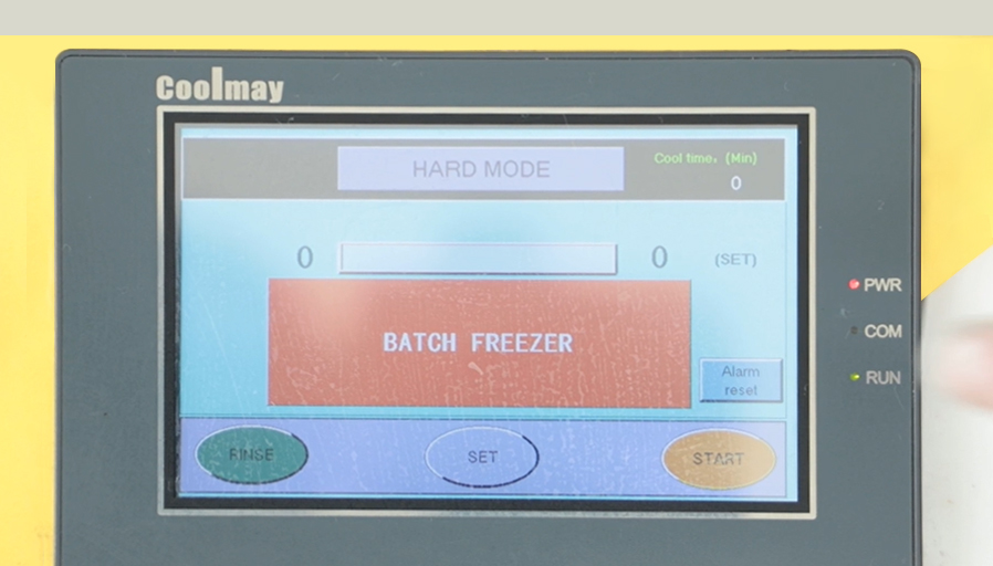 Máquina de helado vertical de enfriamiento de aire de alta calidad de espagueti